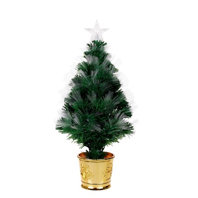 Ёлка светодиодная «Пучок» 60 см, диаметр нижнего яруса 37 см, 55 ПВХ веток