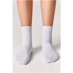 Классические Conte-kids TIP-TOP Однотонные хлопковые носки с вышивкой