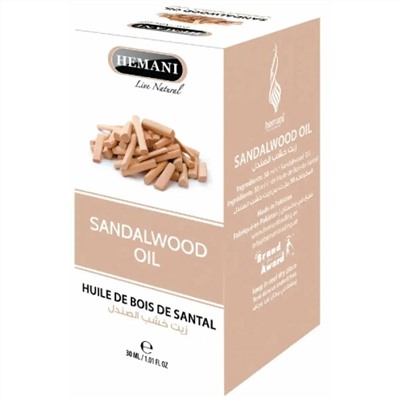Hemani Sandalwood Oil / Сандаловое масло 30 мл