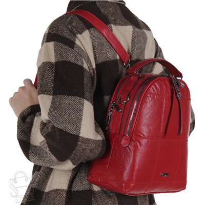 Рюкзак женский 670122 red Velina Fabbiano - Safenta