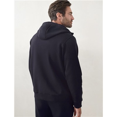 Худи на молнии из премиального футера трехнитки с начесом