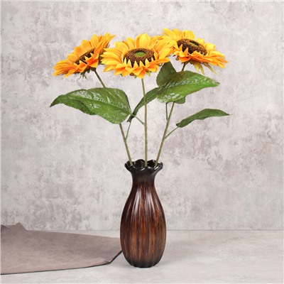 Цветок искусственный Подсолнух 76 см диаметр цветка 22 см / 149NA-34 /уп 2/120/480/