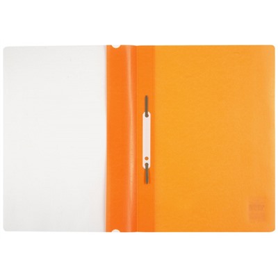 Скоросшиватель А4 пластиковый  оранжевый 0,18мм 4018 inФОРМАТ