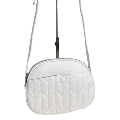 Женская сумка из искусственной кожи, цвет белый