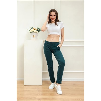 JBG-009 женские брюки (Зеленый)
