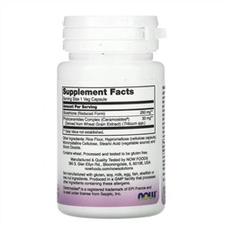 Now Foods, Solutions, Glutathione Skin Brightene, осветляющее средство для кожи с глутатионом, 30 вегетарианских капсул