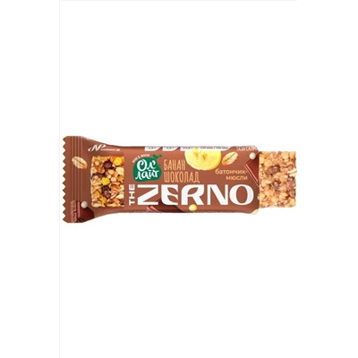 Батончик мюсли Ол`Лайт Zerno Банан-шоколад 35г ЭКОПРОДУКТЫ, 1185052