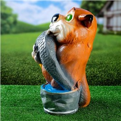 Садовая фигура из гипса «Кот-рыбак», 41×23×18 см