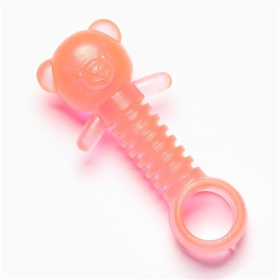 Игрушка для собак жевательная светящаяся в темноте «Медвежонок», 9×4.5 см