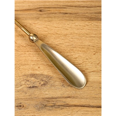 Ложка для обуви «Перламутр», 48.5 см, латунь, смола