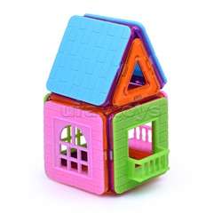 Конструктор магнитный "Машина" (68 дет.) в пакете