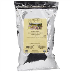 Starwest Botanicals, Органический зеленый чай Чунмее, 1 фунт (453,6 г)