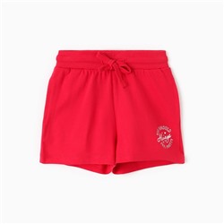 Шорты для девочки Always pretty, красные, рост 122-128 см