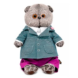 Кот Басик в пиджаке с орнаментом