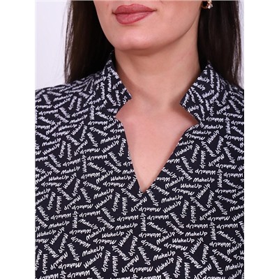 Футболка "Бродери" (Черный)