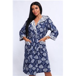 Халат 209 синий_цветы (Синий_цветы)