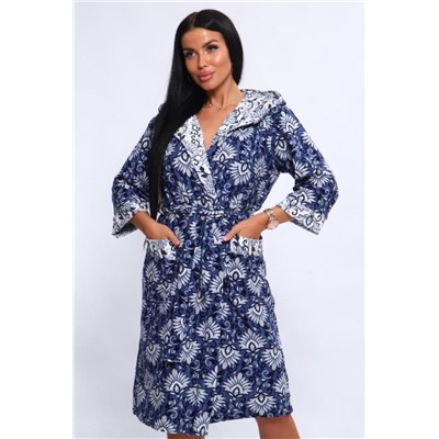 Халат 209 синий_цветы (Синий_цветы)