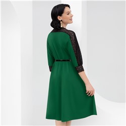 Платье, Парижский десерт (изумруд, с ремешком)