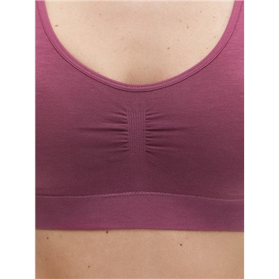 Omsa Топ OmD 1121S Cotton Майка "Toп" женская (кроп-топ на широких бретелях с вкладышами), CO