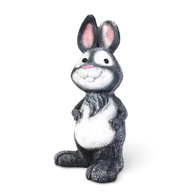 Садовая фигура «Зайчик Федя» из полистоуна, 24×17×42 см