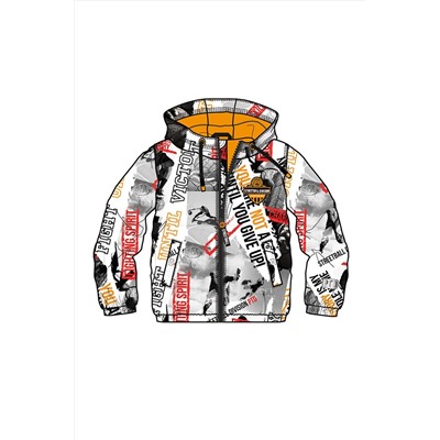 Куртка текстильная с полиуретановым покрытием для мальчиков (ветровка) PLAYTODAY, 1231506