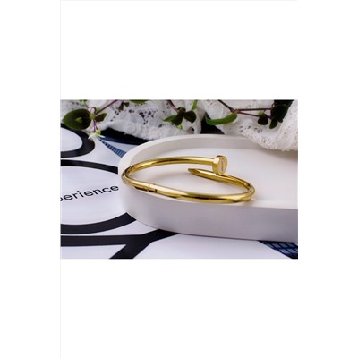 Браслет Гипоаллергенный из медицинского сплава, в стиле Картье Гвоздь + Подарок, в подарочном мешочке НАТАЛИ, 1131011