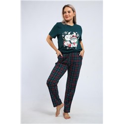 664 Пижама Зайки (Зеленый)
