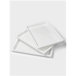 Подносы для заморозки пельменей Альтернатива, пластик, 35.5×25×5.5 см, набор 3 шт., МИКС