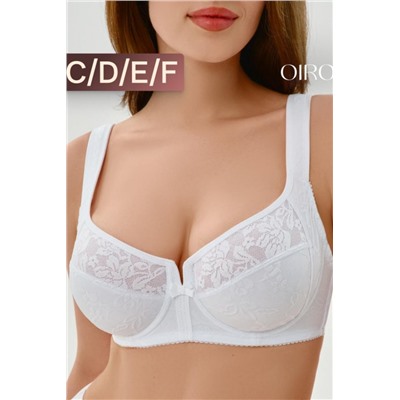 Бюстгальтер OIRO с цветочным принтом DAKOTA 2817 (Белый)