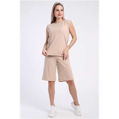 Костюм (майка_шорты) - Stylus - 744 (Бежевый)