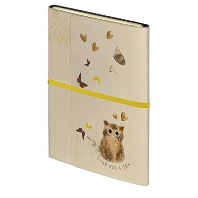 Ежедневник недатированный А5 192 стр. на резинке "Любовь.Котенок" 3-818/10 Bruno Visconti