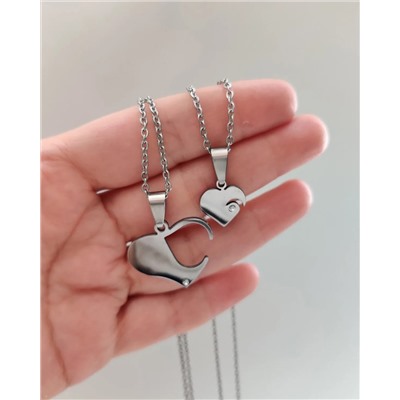 Подвеска парная «Сердце»