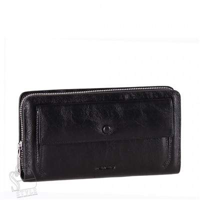 Клатч мужской кожаный 3083H black Heanbag