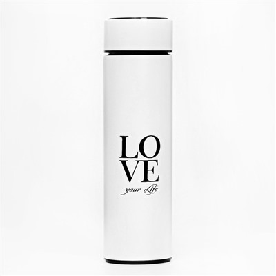 Термос, 500 мл, Basic Love, с ситечком, с датчиком температуры, сохраняет тепло 8 ч