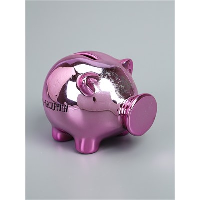 УЦЕНКА Копилка керамика «Розовая хрюша. Я - бесценна!» 11.3×8.9×9.5 см