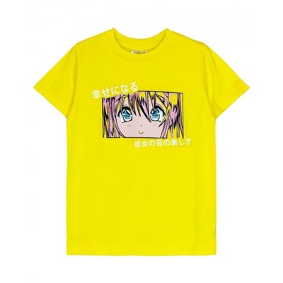 Футболка для девочки 51324 (Желтый)