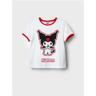 Фуфайка трикотажная для девочек (футболка)