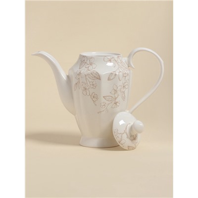 Заварочный чайник SL Home «Аманде», 1.5 л, 27.5×14×24 см, фарфор, белый