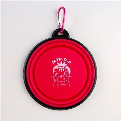 Поилка и силиконовая миска «‎Котики»‎