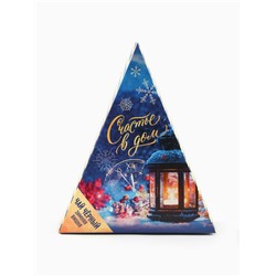 Чай новогодний чёрный «Счастье в дом», вкус: зимняя вишня, 100 г