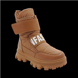 Дутики 1702-11 бежевые