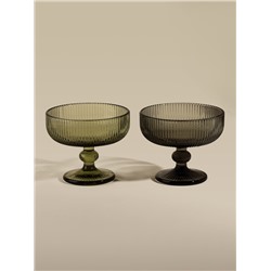 Креманка SL Home «Модерн», 300 мл, 12×10 см, стекло, оттенок МИКС