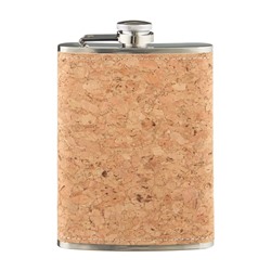 Фляжка Мастер К «Пробка», 240 мл, подарочная, 8 oz, нержавеющая сталь