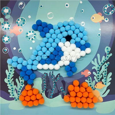 Набор творческая мастерская "Дельфин" 20*20 см.