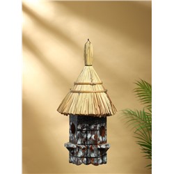 Подвесной декор «Скворечник», 25×25×45 см, дерево, серый