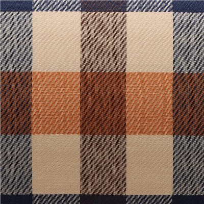 Сумка - переноска, размер M, 43×21×26 см, каркасная, со шторкой, клетчатая