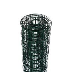 Сетка сварная с ПВХ покрытием, 5×0.5 м, ячейка 50×50 мм, d=1 мм, металл, Greengo