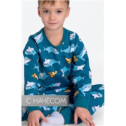 Пижама из футера с начесом для мальчика Happyfox