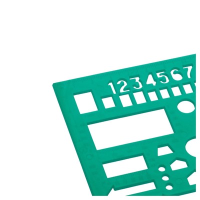 Линейка офицерская  20 см ТТ02 гибкая Стамм