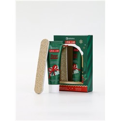 Подарочный набор новогодний Happy New Year: крем для рук и пилочка для ногтей, питание, URAL LAB